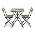 Atlas Commercial Products French Bistro Folding Table and Chair Set BISTRO48SET